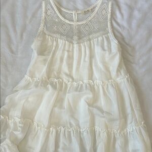 White Miss Me trapeze dress